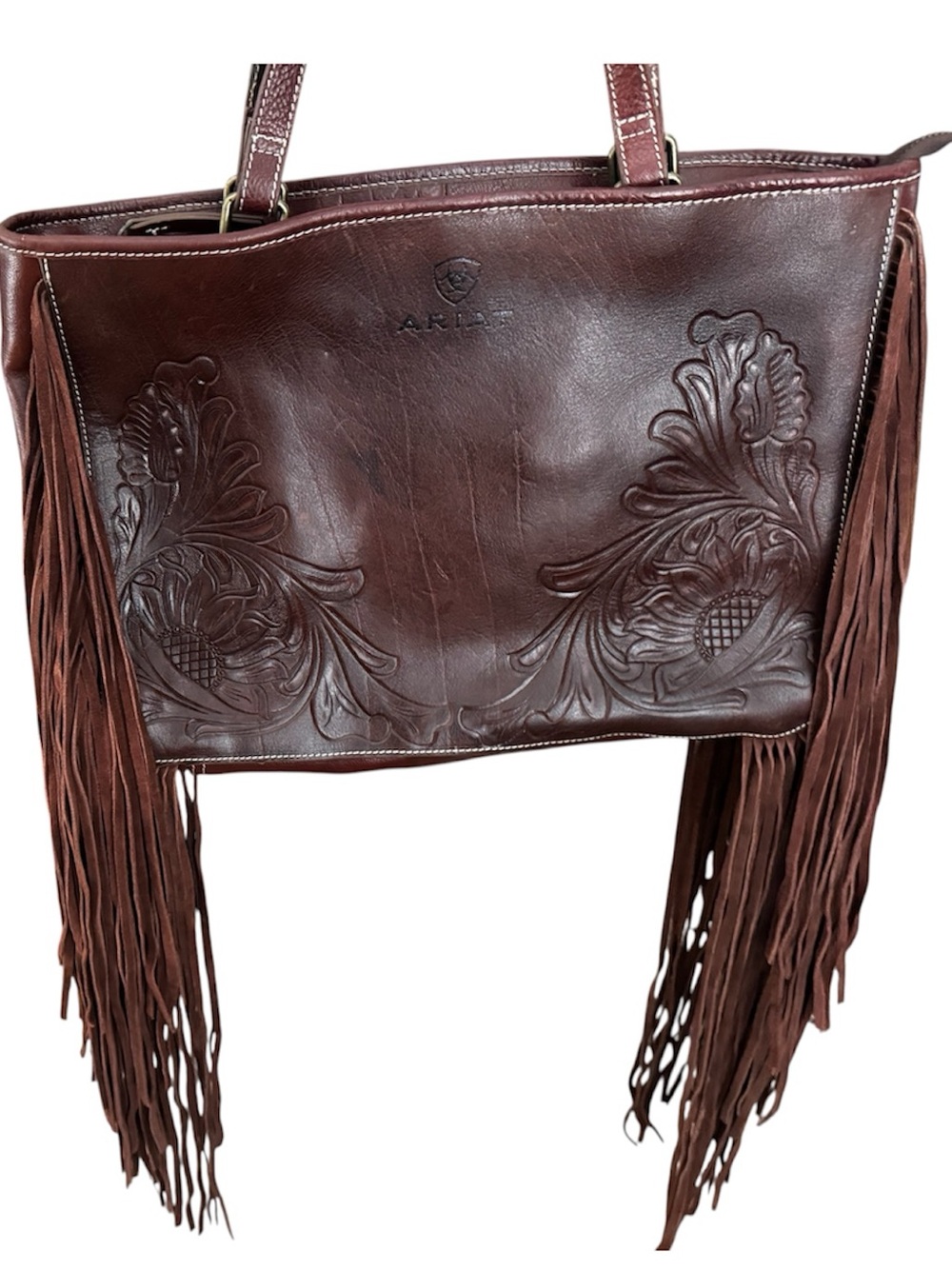 Ariat Leather Tote Bag